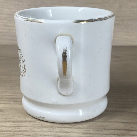 Vintage Pharmacy Mug Pharmacist RX Medical Gold Trim Coffee Cup - Picture 2 of 7